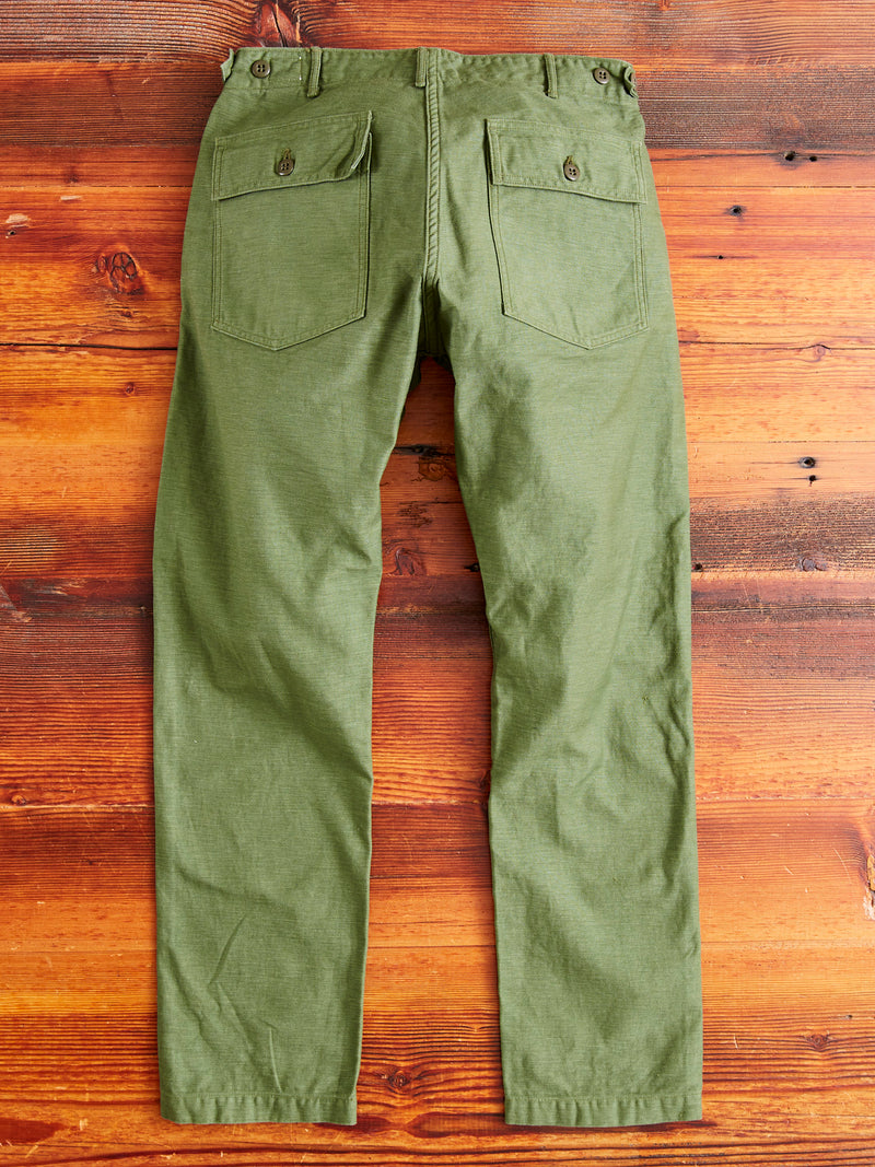 Slim Fatigue Pants in Army