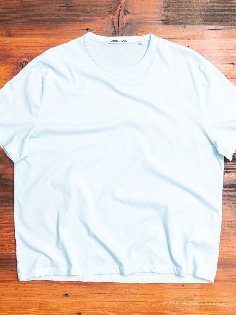 New Box T-Shirt in Baby Blue