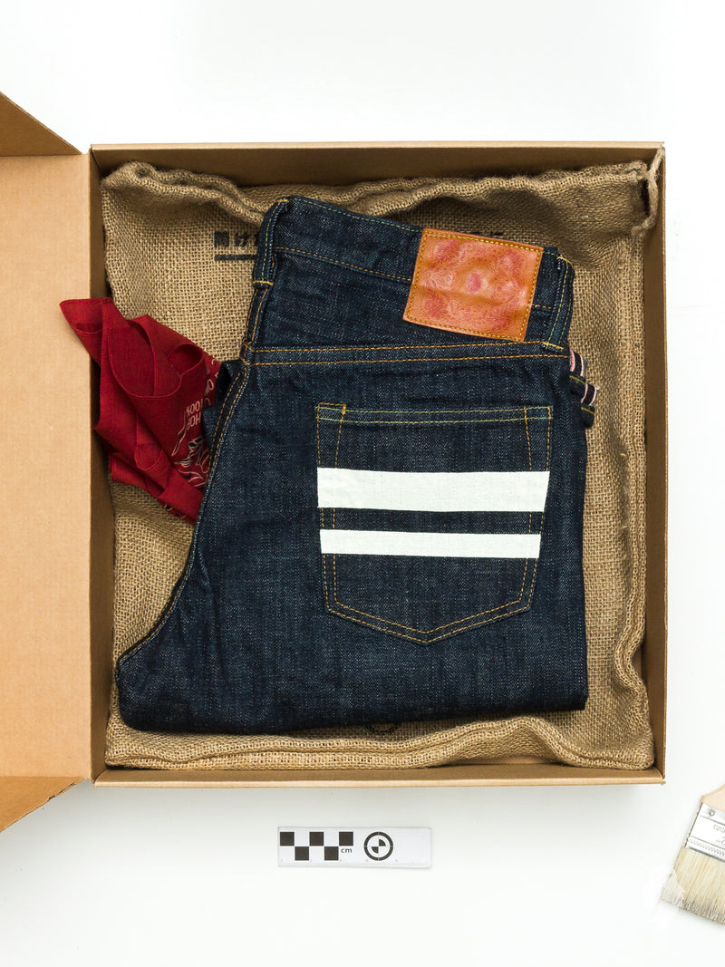 BOM012 "Momotaro x Blue Owl" 15.7oz Selvedge Denim - Tight Tapered Fit