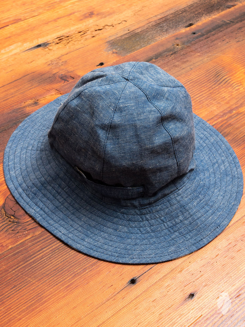 Reversible Sun Hat in Navy