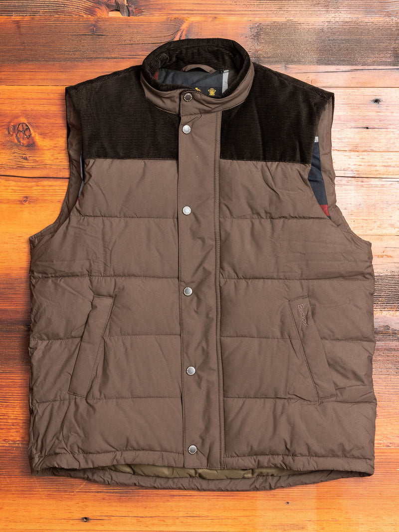 "Wisbech" Gilet in Olive