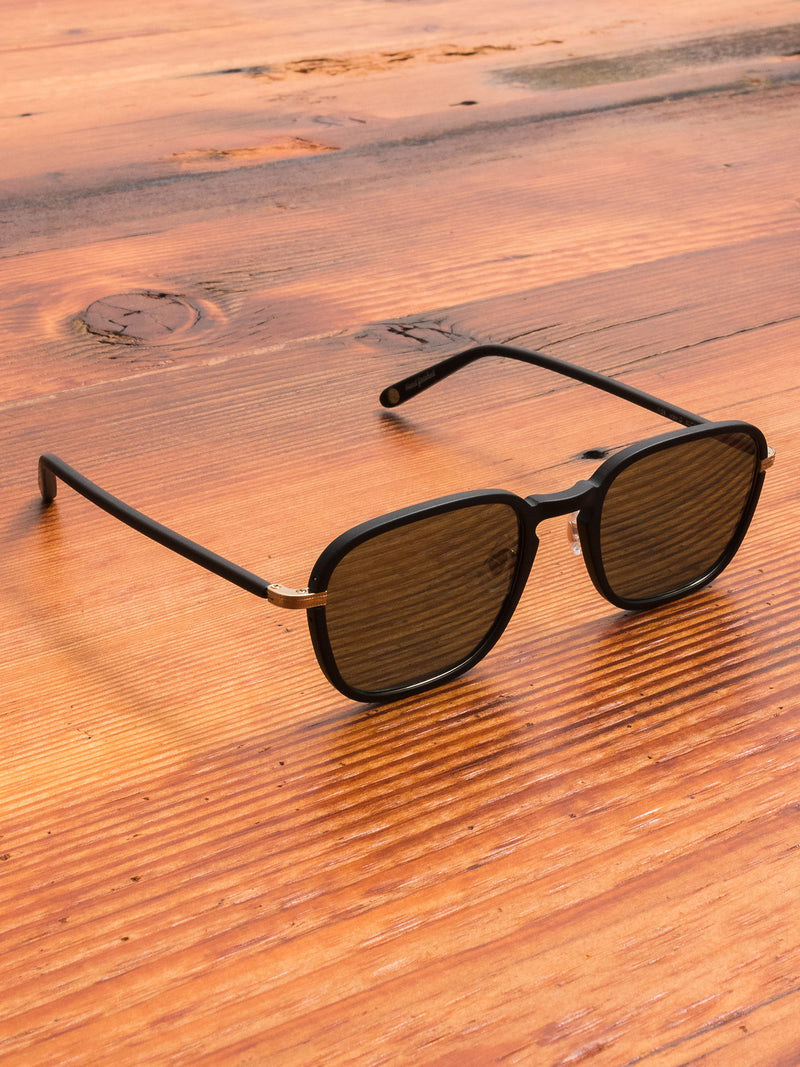 "Pier" Sunglasses in Matte Black