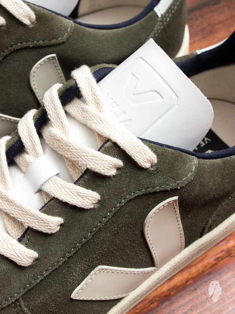 V-10 Sneaker in Olive Suede