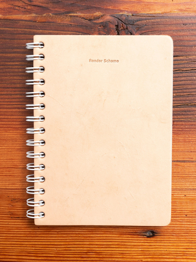 A6 Spiral Notebook in Natural