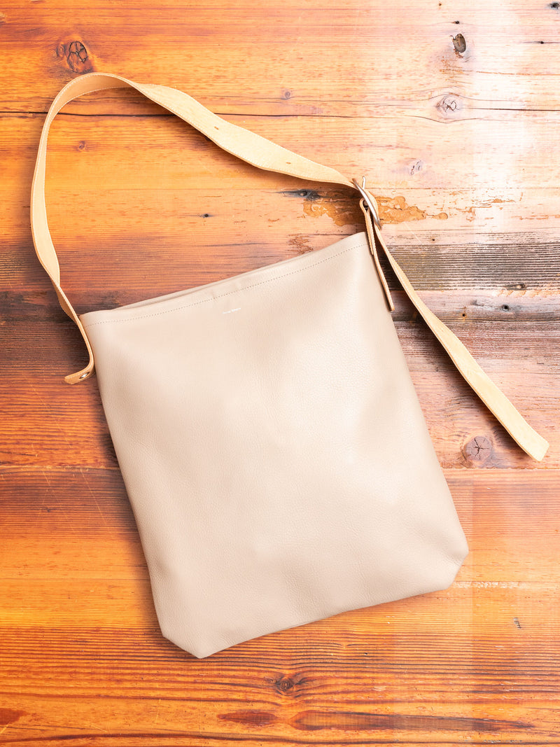 One Side Belt Bag in Beige